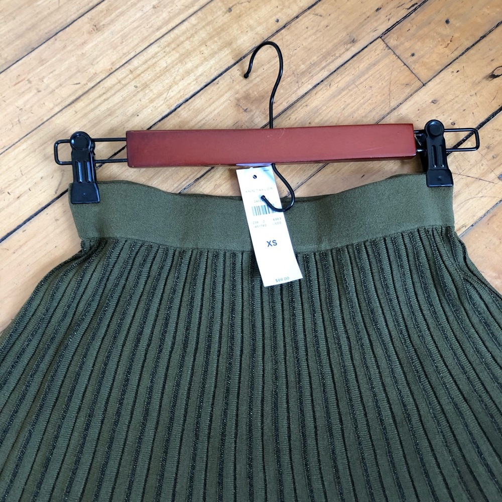 Green midi Ann Taylor skirt - Picture 4 of 4